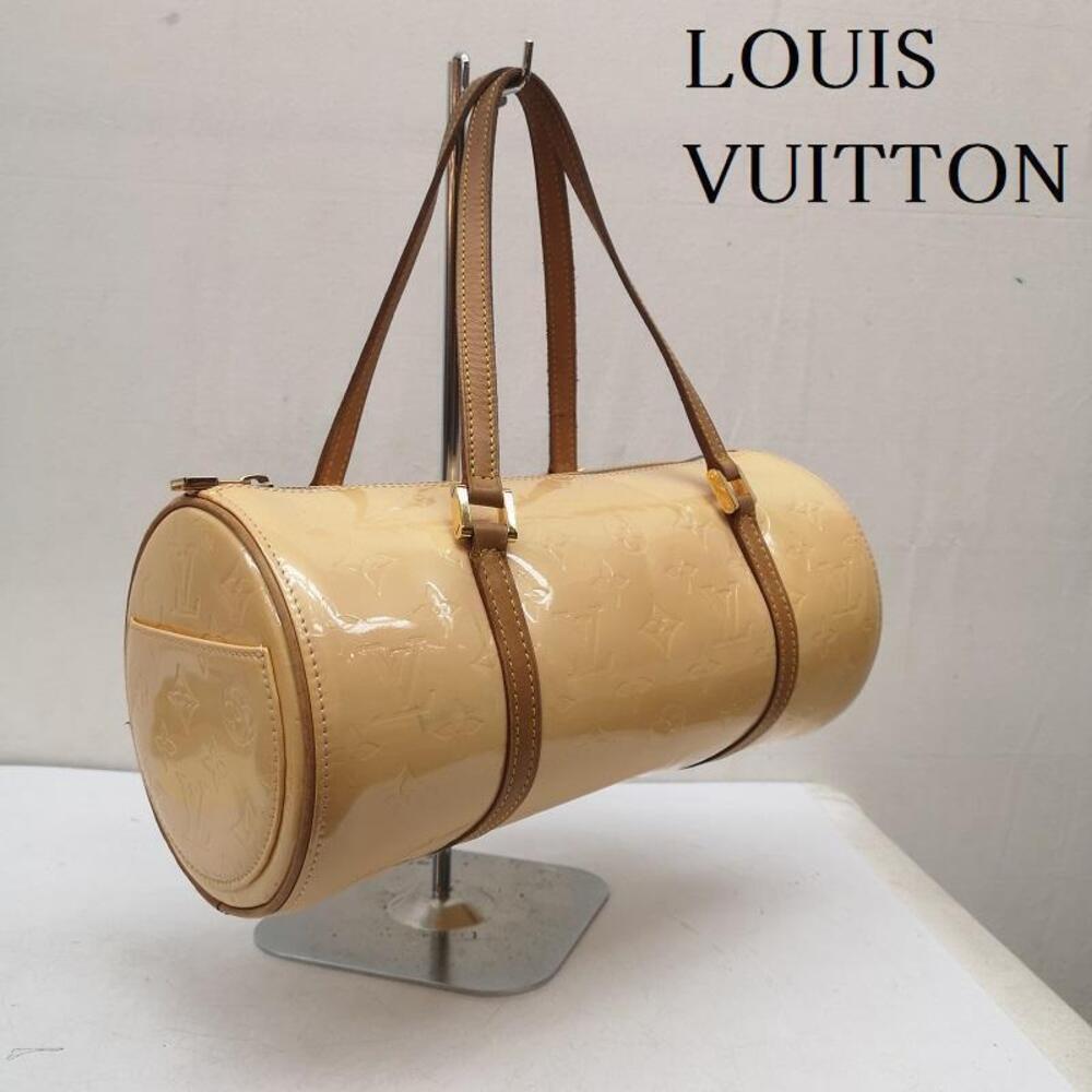 Louis Vuitton Bedford Cylindrical Enamel Top Handle Bag Monogram Pink